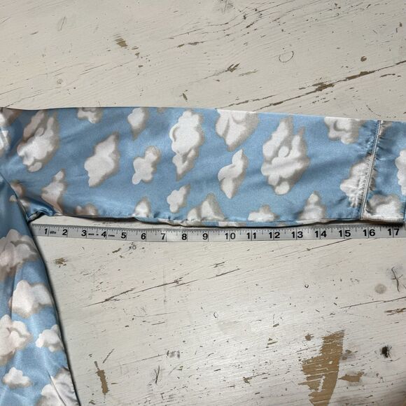 Nick & Nora Blue Cloud Pajama Top - Picture 10 of 13